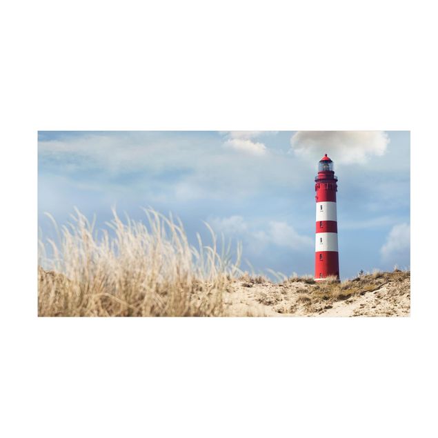 Alfombras azul Lighthouse Betwen Dunes