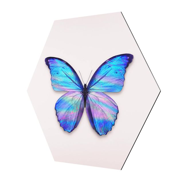 Cuadros infantiles animales Holographic Butterfly