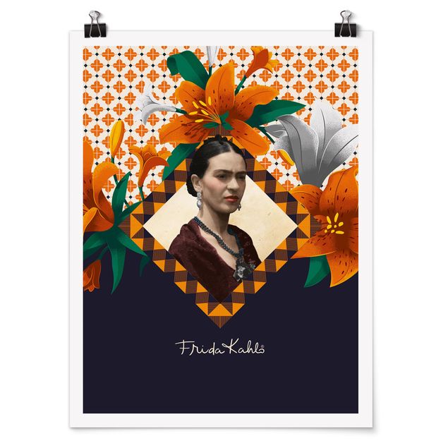 Láminas frases Frida Kahlo - Lilies
