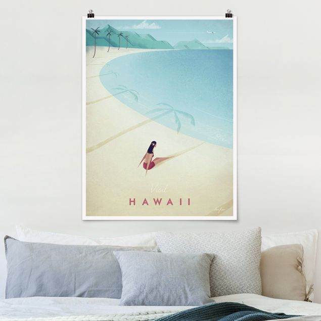 Decoración de cocinas Travel Poster - Hawaii