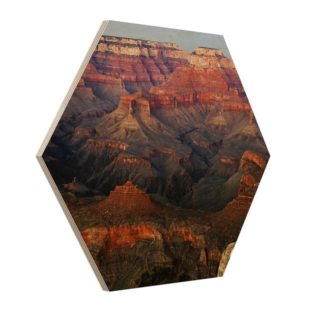 Cuadros hexagonales Grand Canyon After Sunset