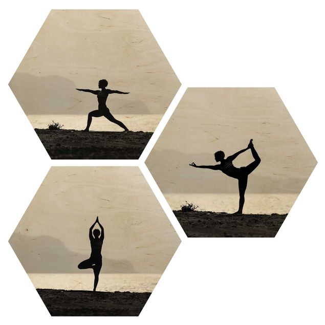 Cuadros modernos Yoga Trio
