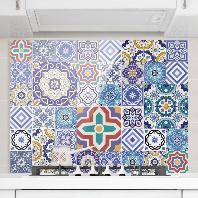 Decoración cocina Mirror Tiles - Elaborate Portuguese Tiles