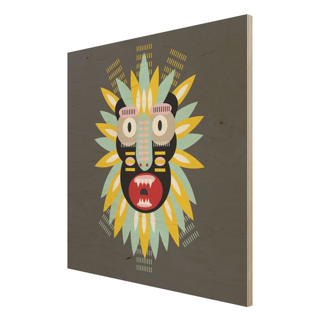 Cuadros Collage Ethnic Mask - King Kong