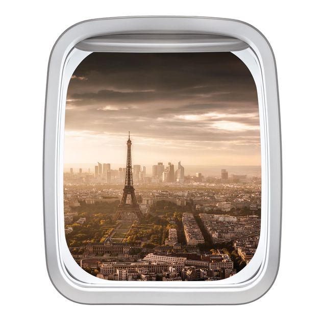 Decoración de cocinas Aircraft Window Great View Of Paris