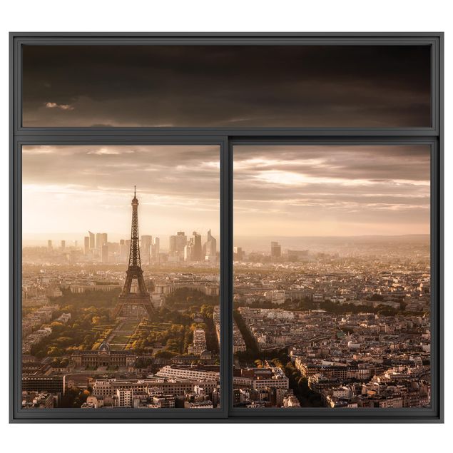 Decoración en la cocina Window Black  Great View Of Paris