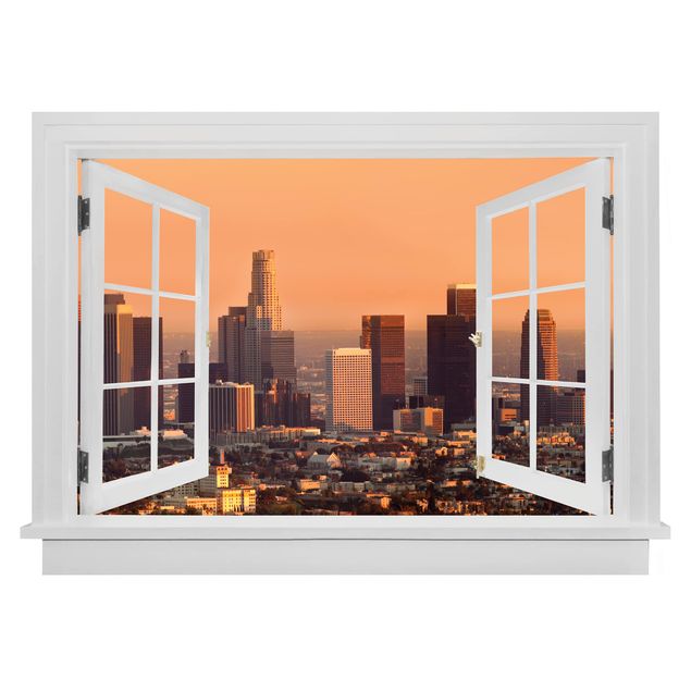 Decoración cocina Open Window Skyline Of Los Angeles