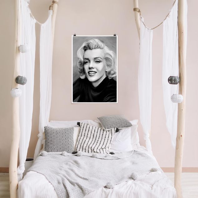 Pósters en blanco y negro Marilyn In Private