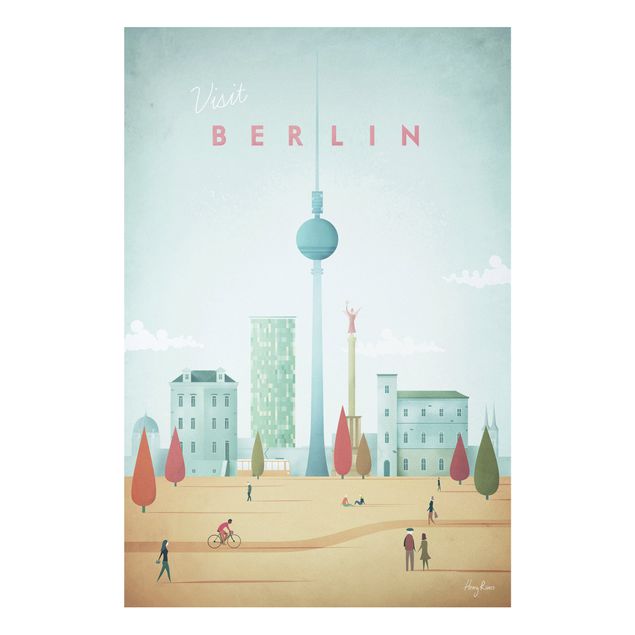 Decoración cocina Travel Poster - Berlin