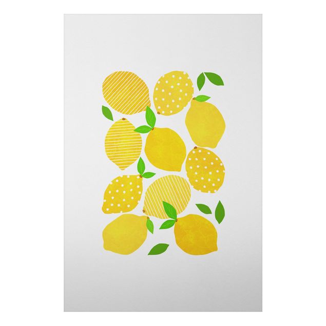 Cuadros frutas Lemon With Dots