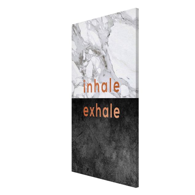 Cuadros famosos Inhale Exhale Copper And Marble