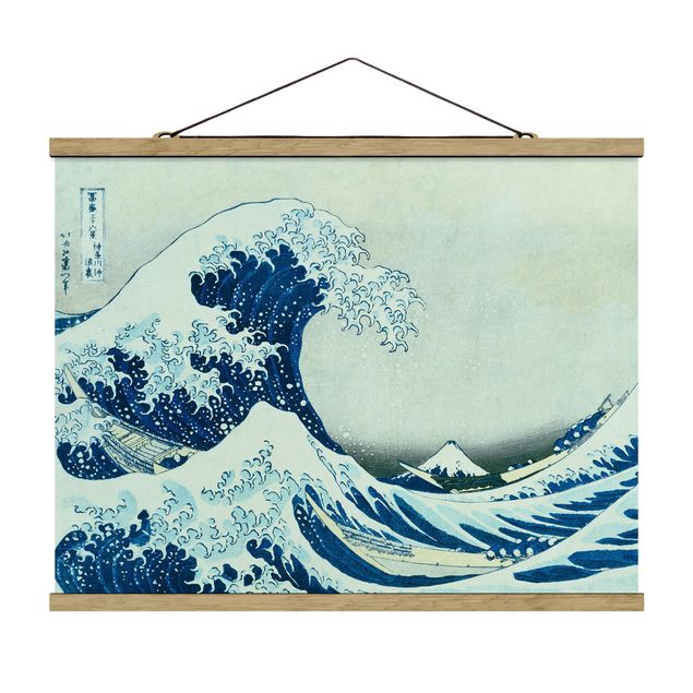 Cuadros montañas Katsushika Hokusai - The Great Wave At Kanagawa