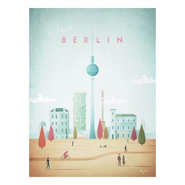 Decoración de cocinas Travel Poster - Berlin