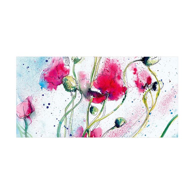 Alfombras de flores Painted Poppies