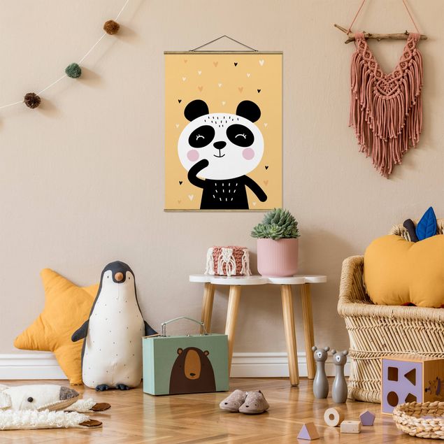 Cuadro de oso panda The Happiest Panda