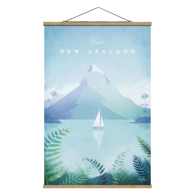 Cuadros de paisajes naturales  Travel Poster - New Zealand