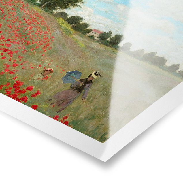 Cuadros de paisajes naturales  Claude Monet - Poppy Field Near Argenteuil