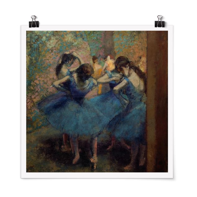 Cuadro del Impresionismo Edgar Degas - Blue Dancers