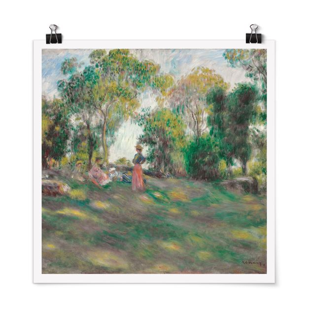 Láminas cuadros famosos Auguste Renoir - Landscape With Figures