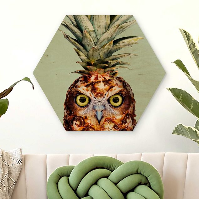 Decoración de cocinas Pineapple With Owl