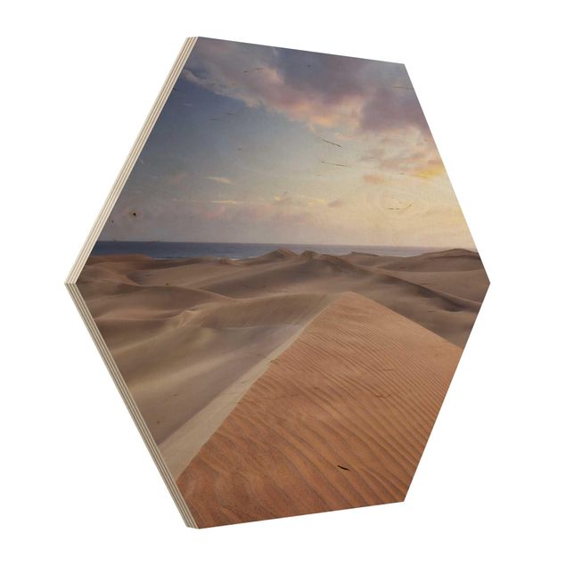 Cuadros de madera playas View Of Dunes