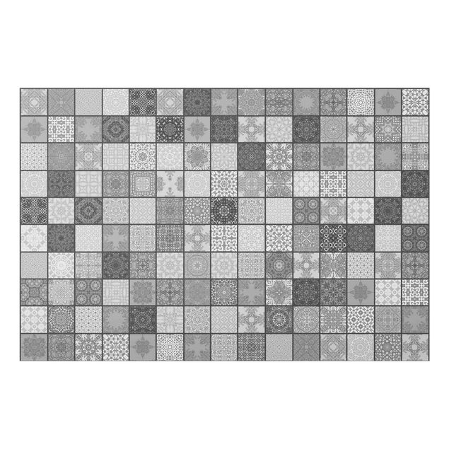 panel-antisalpicaduras-cocina Grey Mediterranian Tiles With Dark Joints