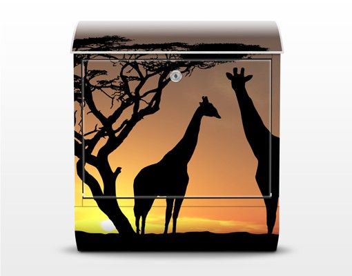 Buzones animales African Sunset