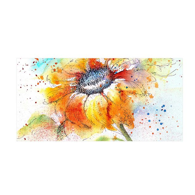 Alfombras de flores Painted Sunflower