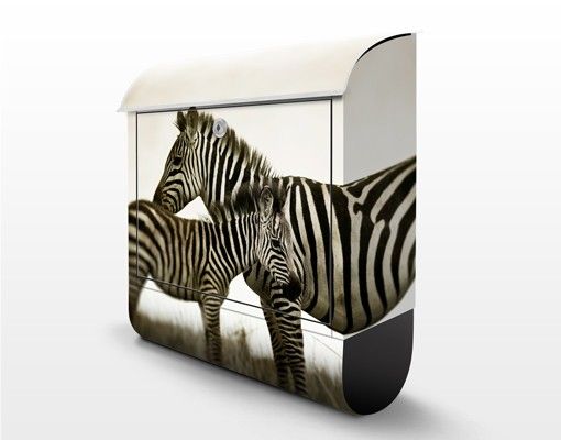 Buzón exterior Zebra Couple