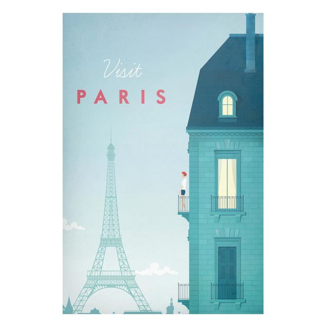 Cuadros París Travel Poster - Paris
