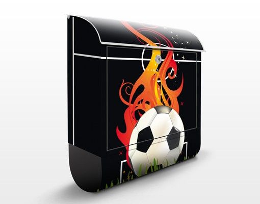 Buzón negro Football on Fire
