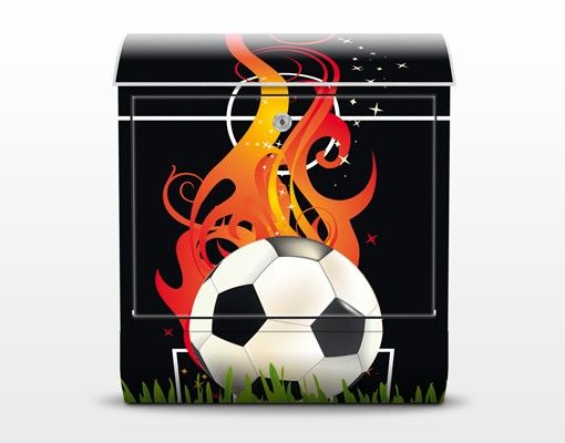 Buzón exterior Football on Fire