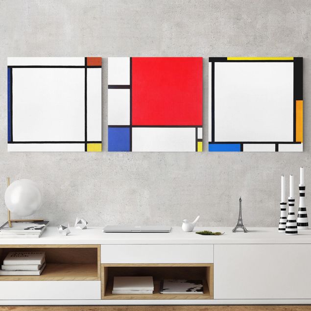 Decoración cocina Piet Mondrian - Square Compositions