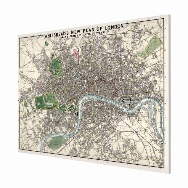 Cuadros arquitectura Vintage Map London