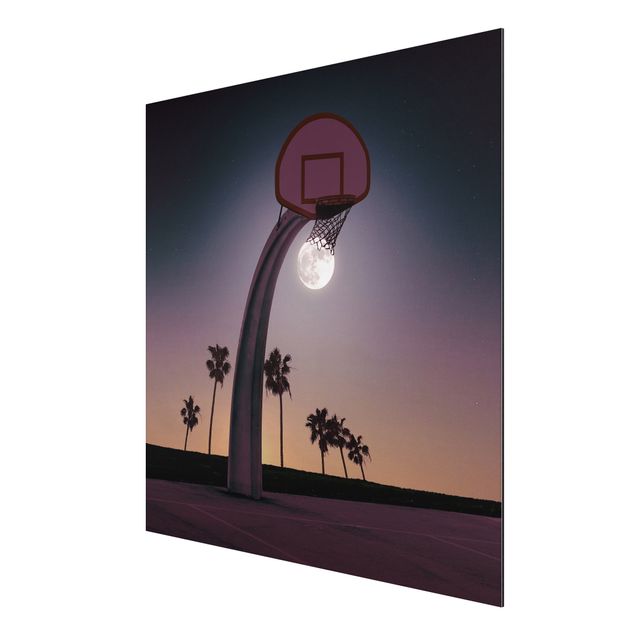 Cuadros de deportes Basketball With Moon