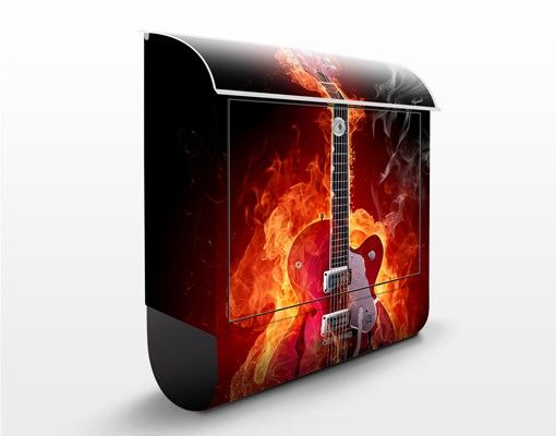 Buzón negro Guitar In Flames