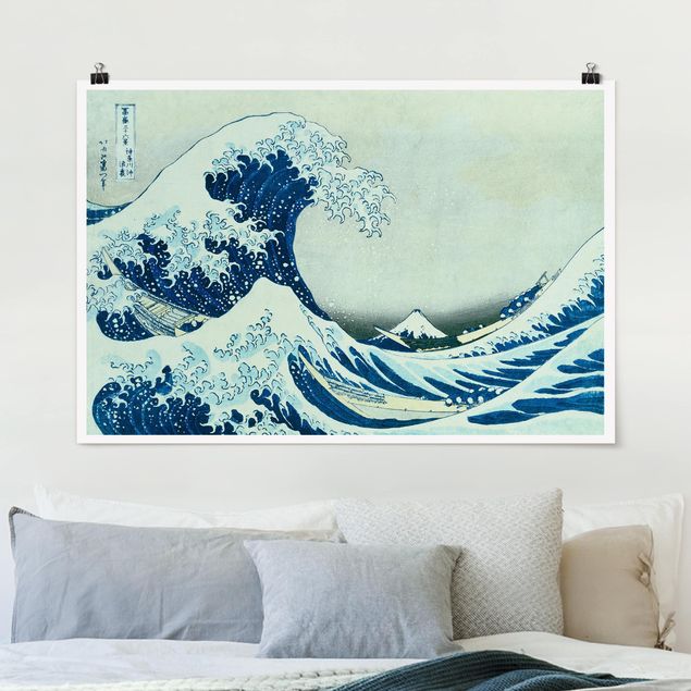 Decoración en la cocina Katsushika Hokusai - The Great Wave At Kanagawa