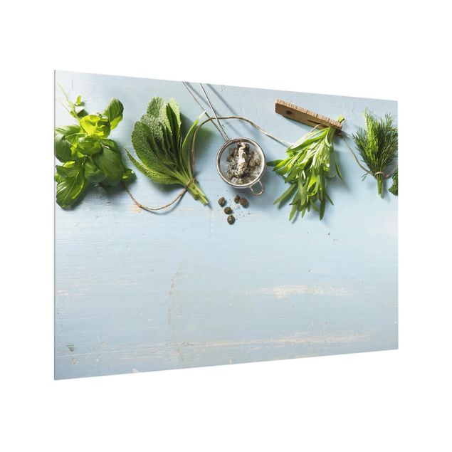 panel-antisalpicaduras-cocina Bundled Herbs