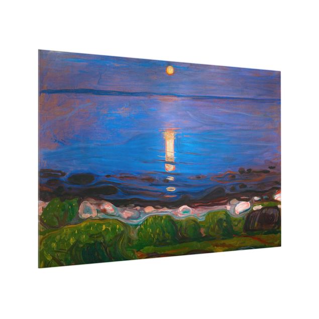 Estilo artístico Post Impresionismo Edvard Munch - Summer Night On The Sea Beach