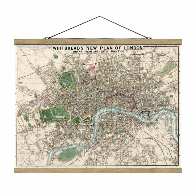 Cuadro de mapamundi Vintage Map London