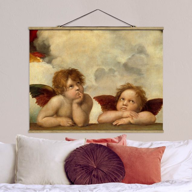 Cuadros de Expresionismo Raffael - Two Angels. Detail from The Sistine Madonna