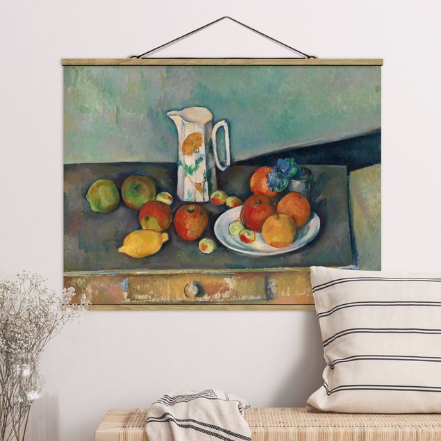 Decoración cocina Paul Cézanne - Still Life With Milk Jug And Fruit