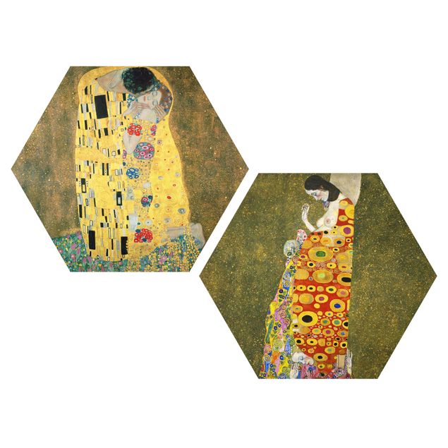 Estilos artísticos Gustav Klimt - Kiss And Hope