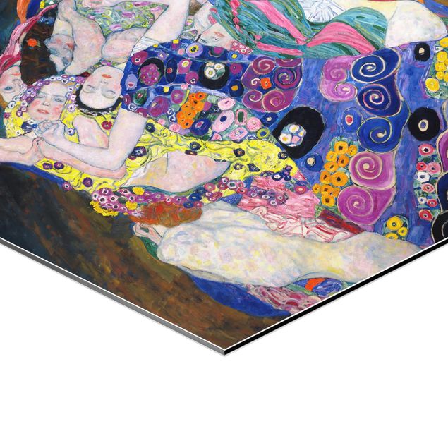 Cuadro morado Gustav Klimt - The Virgin