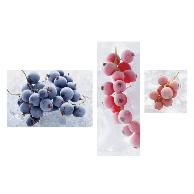 Cuadros de frutas modernos Frozen Berries
