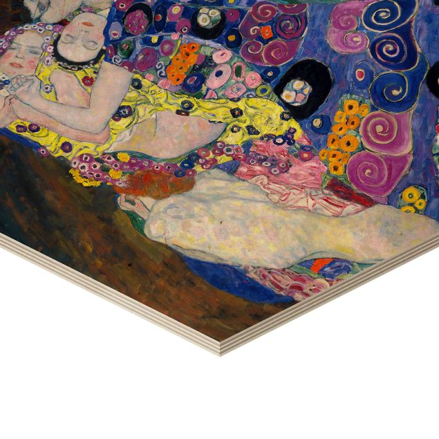 cuadros hexagonales Gustav Klimt - The Virgin