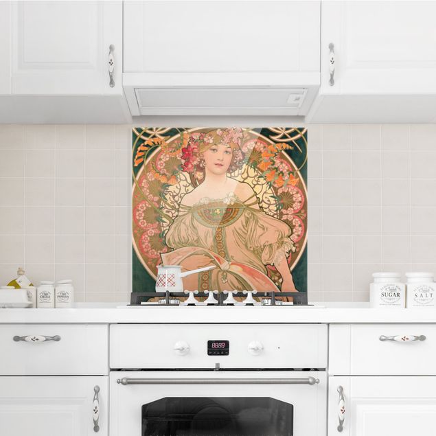 Decoración en la cocina Alfons Mucha - Poster For F. Champenois