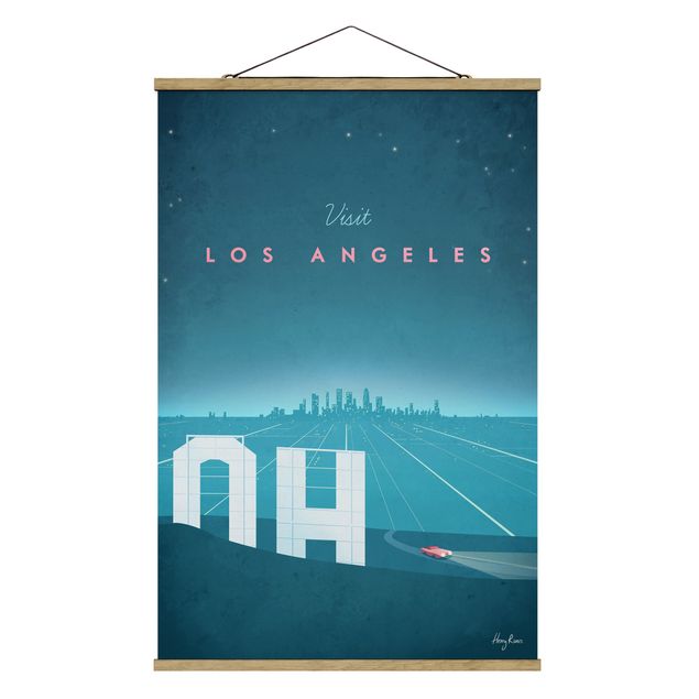 Cuadros retro Travel Poster - Los Angeles