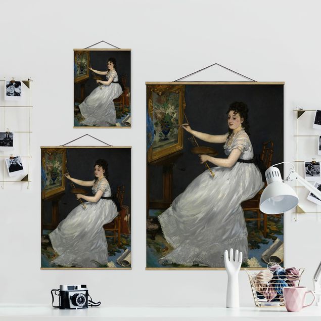 Láminas de cuadros famosos Edouard Manet - Eva Gonzalès