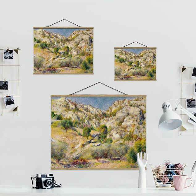 Cuadro con paisajes Auguste Renoir - Rock At Estaque
